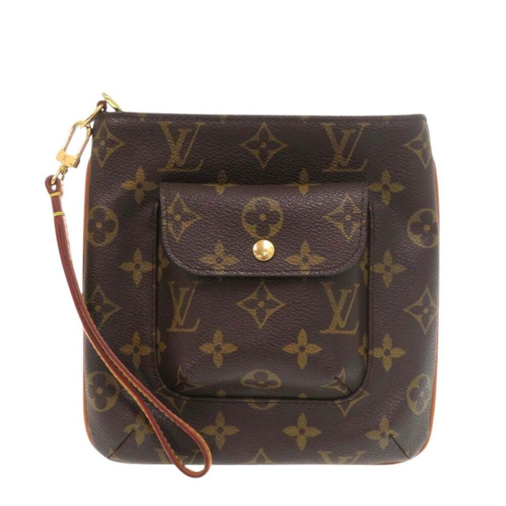 LOUIS VUITTON Authentic Brown Monogram Pouch - Picture 1 of 6